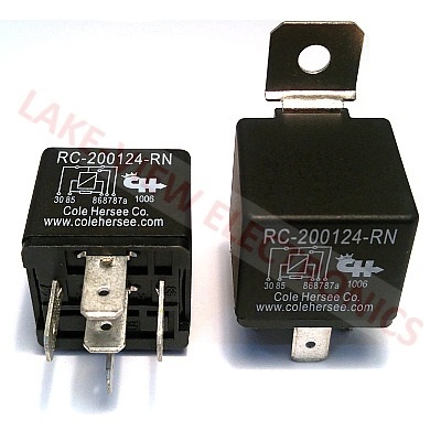 RELAY 24VDC 20A SPDT W/RESISTOR & BRACKET AUTOMOTIVE RELAY