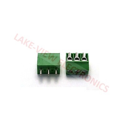 TERMINAL BLOCK 3POS 3.5P VERTICAL PCB GREEN