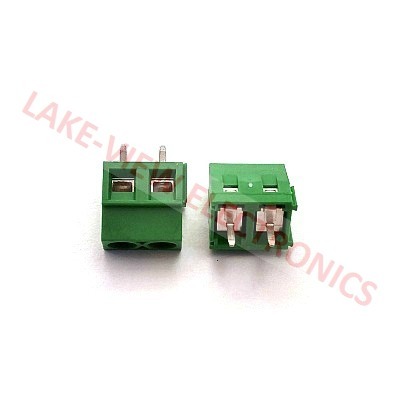 TERMINAL BLOCK 2POS 5.08P VERTICAL PCB GREEN