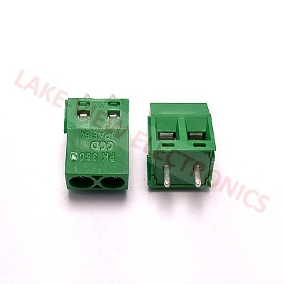 TERMINAL BLOCK 2POS 5P VERTICAL PCB GREEN