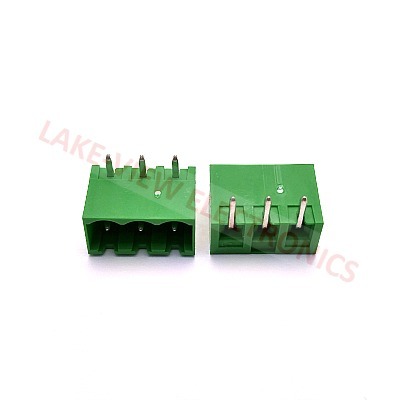 TERMINAL BLOCK HEADER 3POS 5.08P HORIZONTAL GREEN