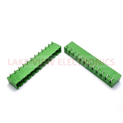 TERMINAL BLOCK HEADER 12POS 5.08P HORIZONTAL GREEN