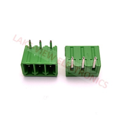 TERMINAL BLOCK HEADER 3POS 3.81P HORIZONTAL GREEN