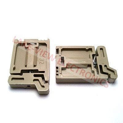 TERMINAL BLOCK END BRACKET ES32/BEIGE