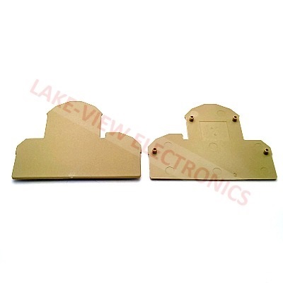 TERMINAL BLOCK END PLATE AP4/BEIGE