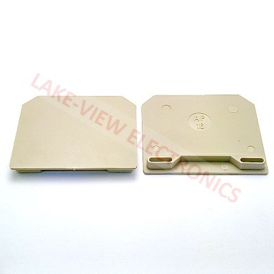 TERMINAL BLOCK END PLATE AP16/BEIGE