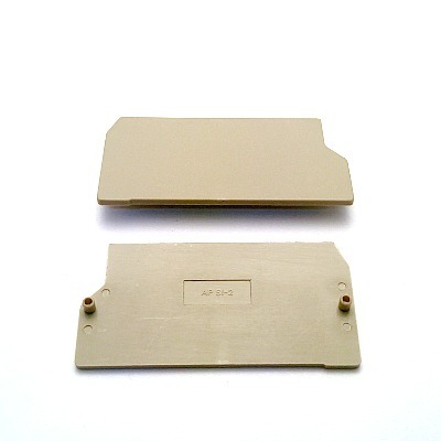 TERMINAL BLOCK END PLATE AP/SI-2 BEIGE