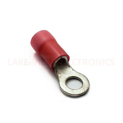 TERMINAL RING 8 AWG 1/4&quot; STUD INSULKRIMP