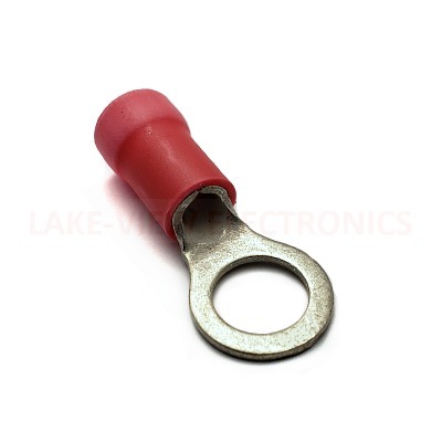 TERMINAL RING 8 AWG 3/8" STUD INSULKRIMP