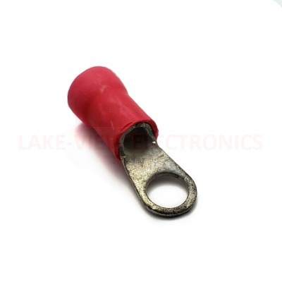 TERMINAL RING 8 AWG 1/4" STUD INSULKRIMP