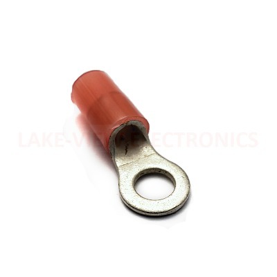 TERMINAL RING 8 AWG 1/4" STUD NYLAKRIMP