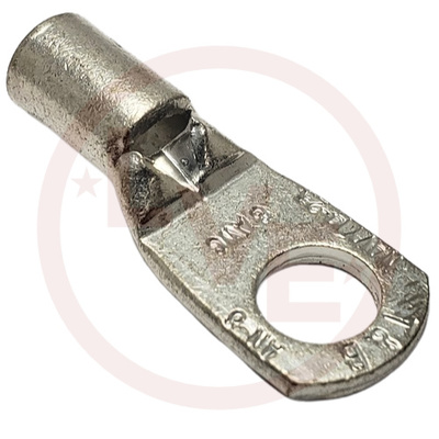 TERMINAL RING 8/8AN AWG 1/4" STUD NON-INSULATED TIN PLATED