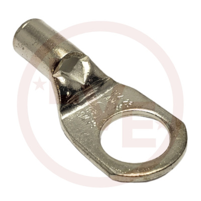 TERMINAL RING 8/8AN AWG 3/8" STUD NON-INSULATED TIN PLATED