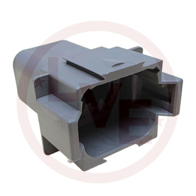 CONNECTOR 8 POS RECPTACLE HOUSING GRAY