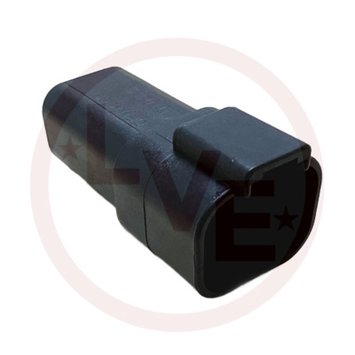 CONNECTOR 4 POS RECEPTACLE HOUSING BLACK