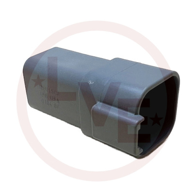 CONNECTOR 6 POS RECEPTACLE HOUSING GRAY