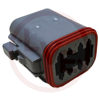 DEUTSCH DT06-08SA-C015 CONNECTOR 8 POS PLUG HOUSING GRAY