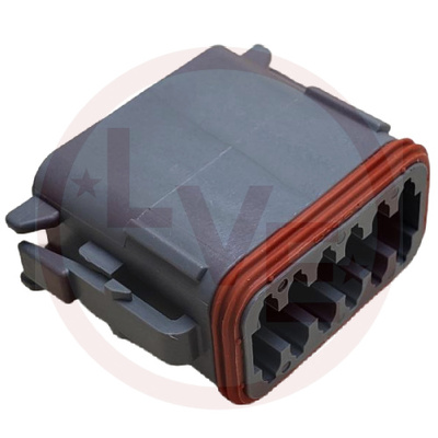 TE CONN DT06-12SA CONNECTOR 12 POS FEMALE DUAL ROW SZ16 GRAY HSG