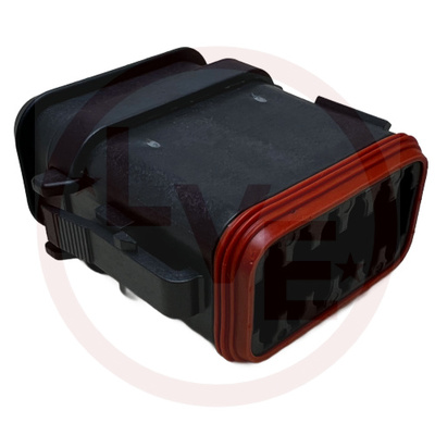 CONNECTOR 12 POS PLUG HOUSING BLACK