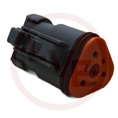 CONNECTOR 3 POS PLUG HOUSING GRAY