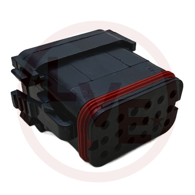 DEUTSCH DT16-18SB-K004 CONNECTOR 18 POS 20-14AWG PLUG HOUSING BLACK