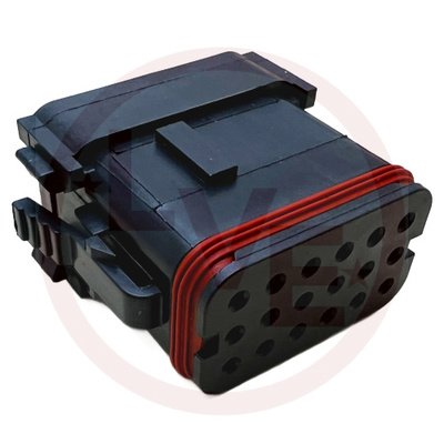DEUTSCH DT16-18SD-K004 CONNECTOR 18 POS 20-14AWG PLUG HOUSING BLACK