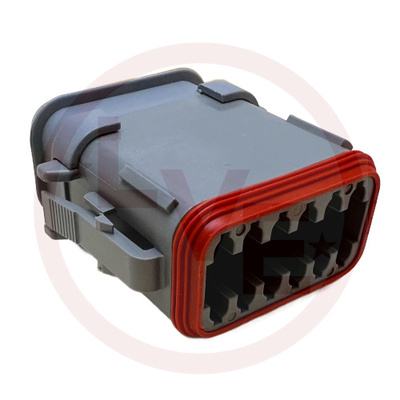 CONNECTOR 12 POS FEMALE PLUG HOUSING BLACK