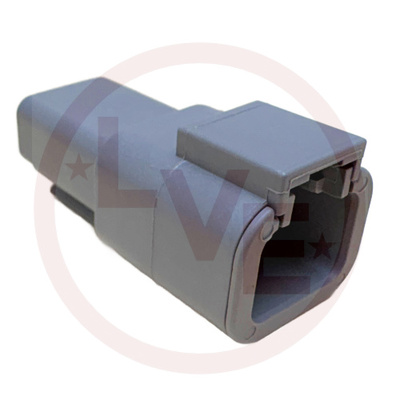 CONNECTOR 2 POS RECEPTACLE HOUSING GRAY