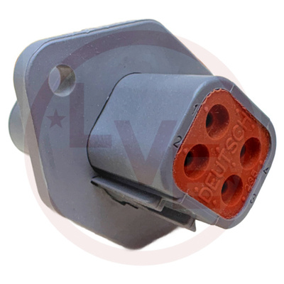 CONNECTOR 4 POS RECEPTACLE HOUSING BLACK