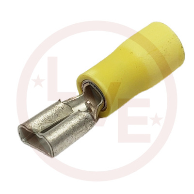 TERMINAL QDC FEMALE 12-10 AWG .250 X .032 INSULATED YELLOW