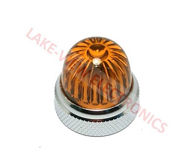 INDICATOR LENS CAP AMBER MINI PANEL MOUNT