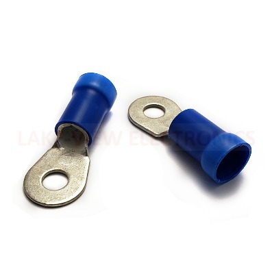 TERMINAL RING 6 AWG 1/4&quot; STUD INSULKRIMP