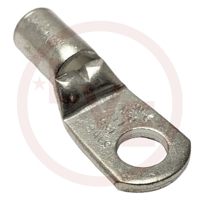 TERMINAL RING 6/6AN AWG 1/4" STUD NON-INSULATED TIN PLATED