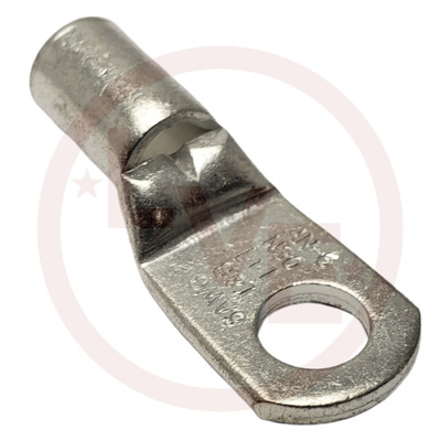 TERMINAL RING 6/6AN AWG 1/4&quot; STUD NON-INSULATED TIN PLATED