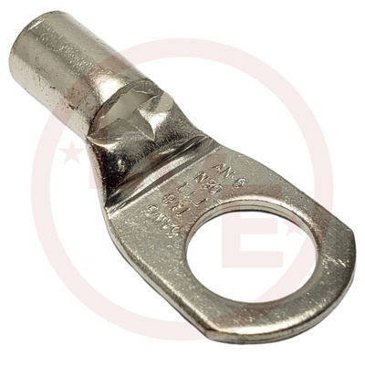 TERMINAL RING 6/6AN AWG 3/8&quot; STUD NON-INSULATED TIN PLATED