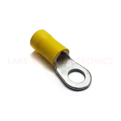 TERMINAL RING 4 AWG 3/8&quot; STUD INSULKRIMP