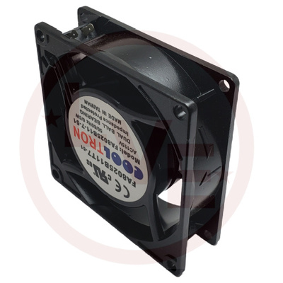 COOLTRON FA8025B11T7-51 FAN 115VAC 80X80X25MM BB W/TABS