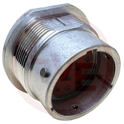 CONNECTOR HOUSING 14 POS MALE PANEL MOUNT SILVER