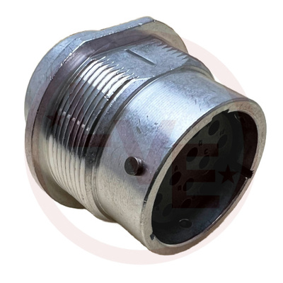 DEUTSCH HD34-18-14SE CONNECTOR HOUSING 14 POS FEMALE PANEL MOUNT SILVER