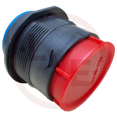 DEUTSCH HDP24-24-23PE CONNECTOR HOUSING 23 POS MALE PANEL MOUNT BLACK