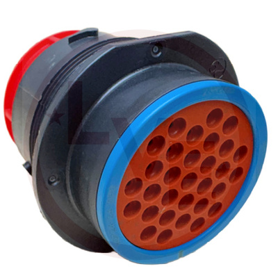 CONNECTOR HOUSING 31 POS MALE PANEL MOUNT BLACK