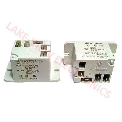 RELAY 24VAC 40A SPDT SEALED QDC W/FLG MT POWER RELAY