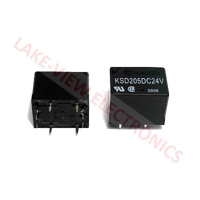 RELAY 6A 24VDC DPDT SEALED PCB PINS MINI RELAY