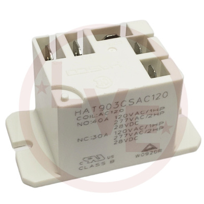 RELAY 120VAC 40A SPDT SEALED QDC W/FLG MT  POWER RELAY