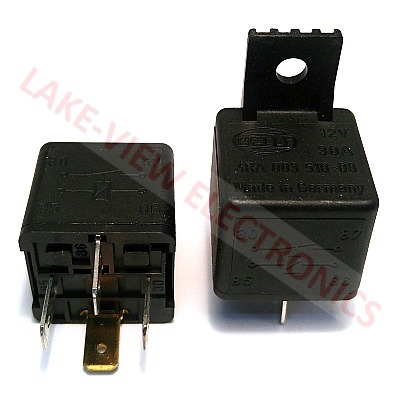 RELAY 12VDC 30A SPST-NO W/BRACKET PLUG IN MINI AUTOMOTIVE RELAY