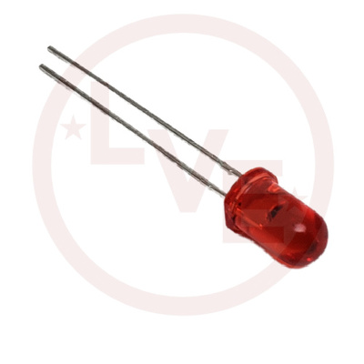 LED 5MM RED 625NM 10MA 2V