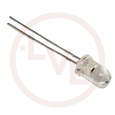 LED 5MM RED WATER CLEAR LENS 660NM 30MA 2.5V