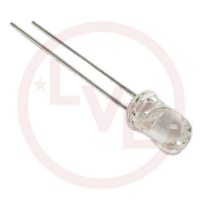 LED 5MM RED WATER CLEAR LENS 660NM 30MA 2.5V