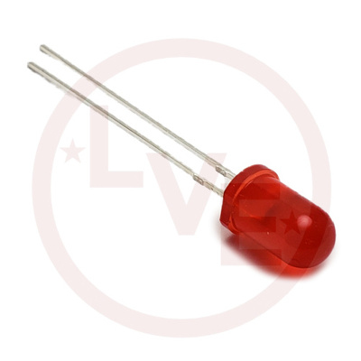 LED 5MM RED DIFFUSED 5V