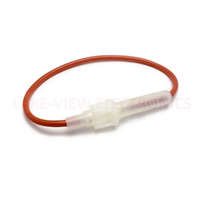 FUSE HOLDER IN-LINE 14 AWG WHITE BODY